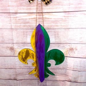 Mardi Gras Fleur De Lis Door Decor